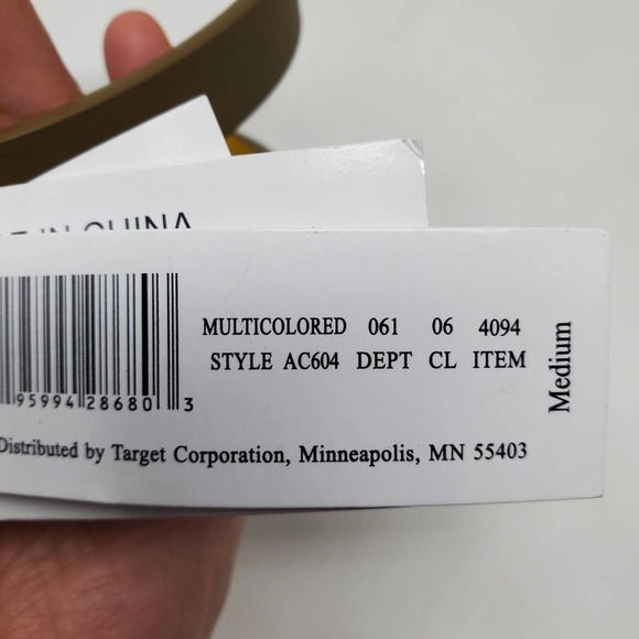 Target Faux Leather Taupe Skinny Size Medium Classic Belt New With Tag - Picture 2 of 6